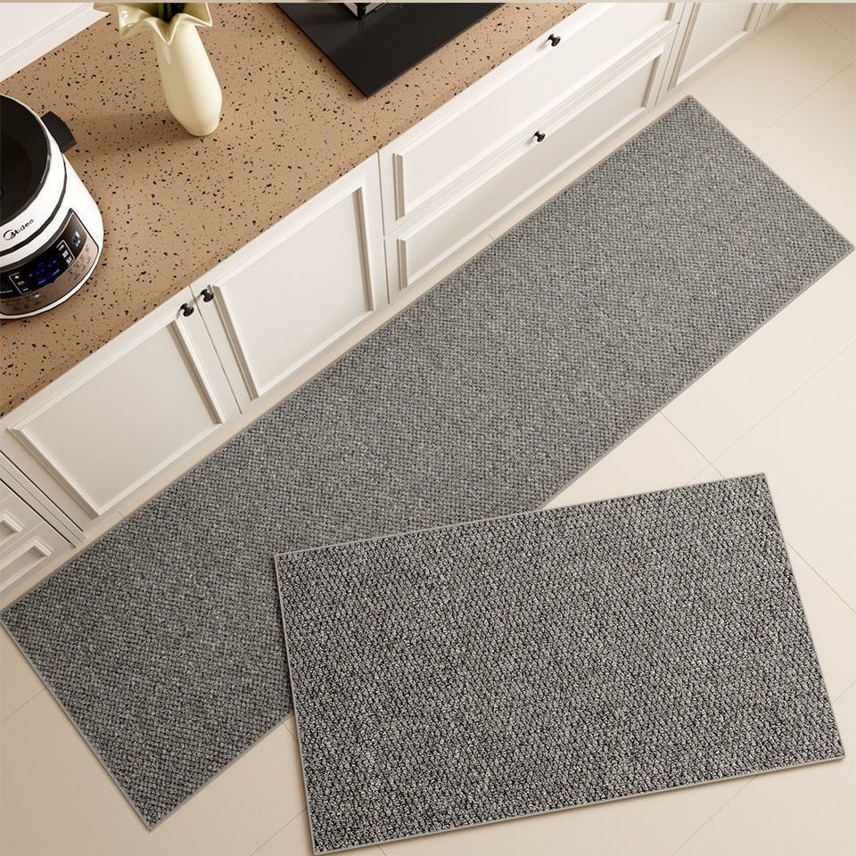 Japanese Style Kitchen Floor Mat, High-Density Pineapple Design, Water/Oil Absorbent, Durable Non-Slip Rug