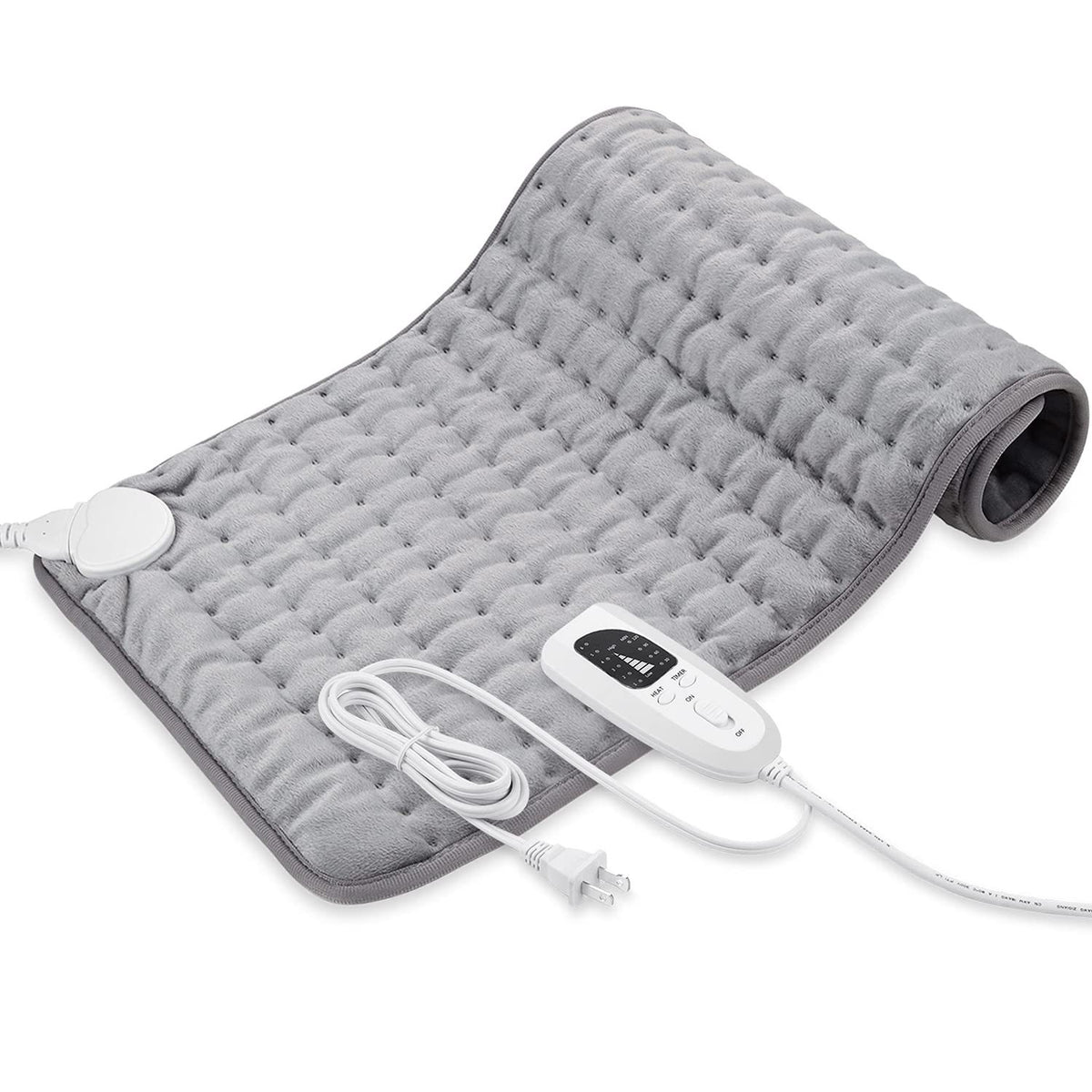 Heating pad single person draped warm blanket