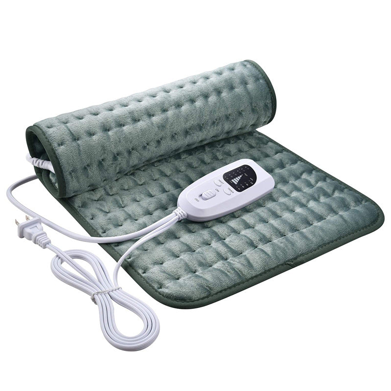Heating pad single person draped warm blanket