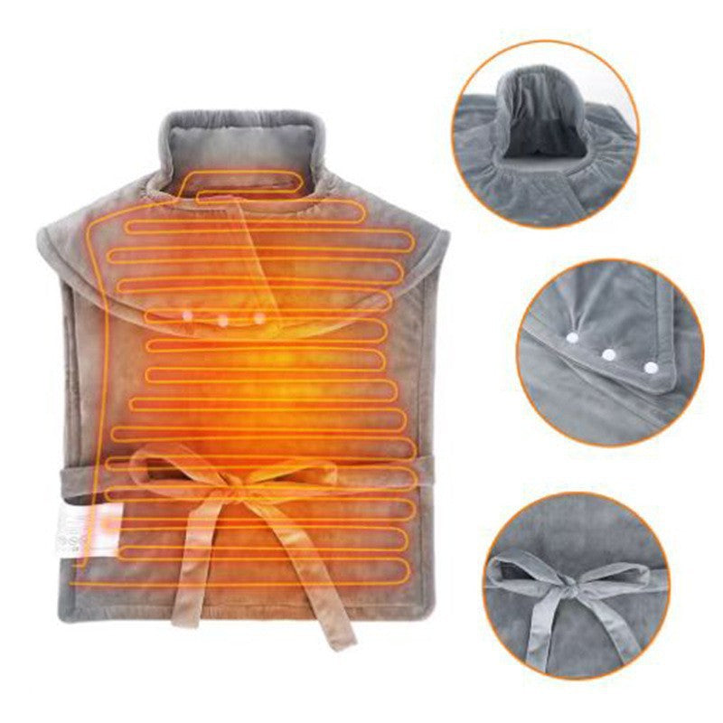 Border Exclusive Electric Heating Shoulder Wrap, Neck and Shoulder Heat Therapy Pad