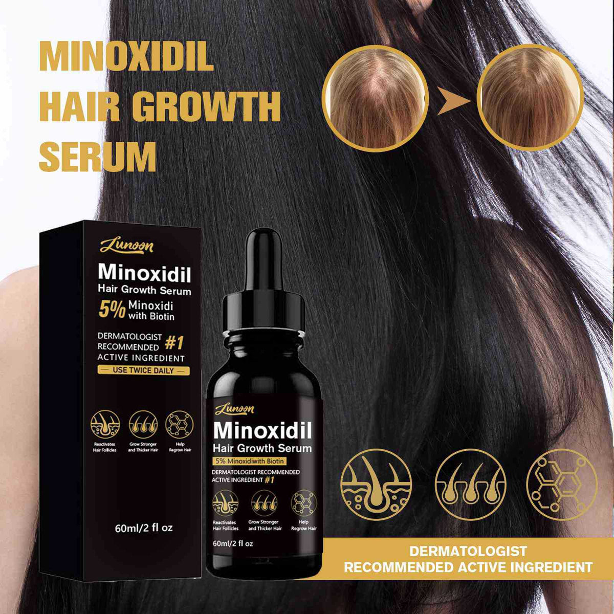 Hair Growth Essence Anti Hair Loss Nutrient Serum
